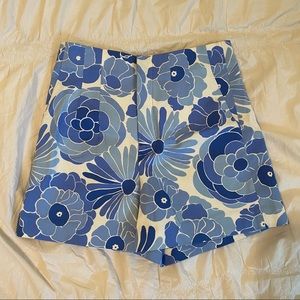 Zara High Waisted Pleated Shorts